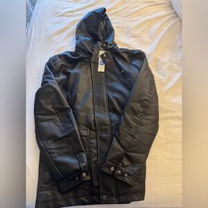 BV Italian leather jacket with tags